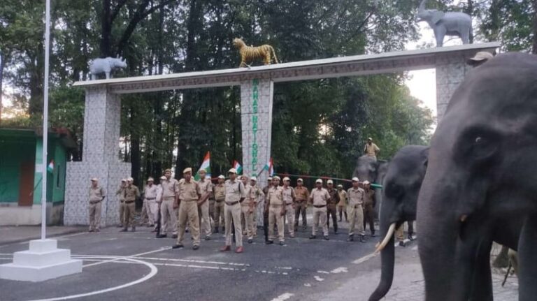 Manas recieves Tricolour from Kaziranga as part of Har Ghar Tiranga Campaign