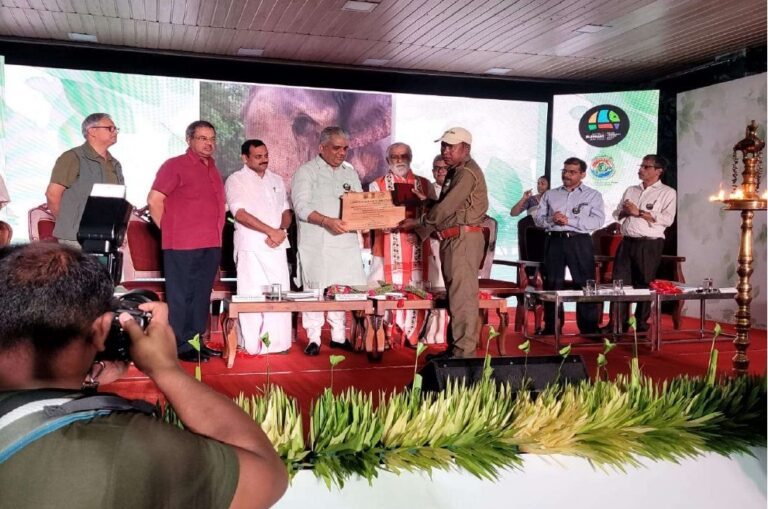 Dandeswar Boro Head Mahout, Manas, receives GAJ GAURAV award from Government of India